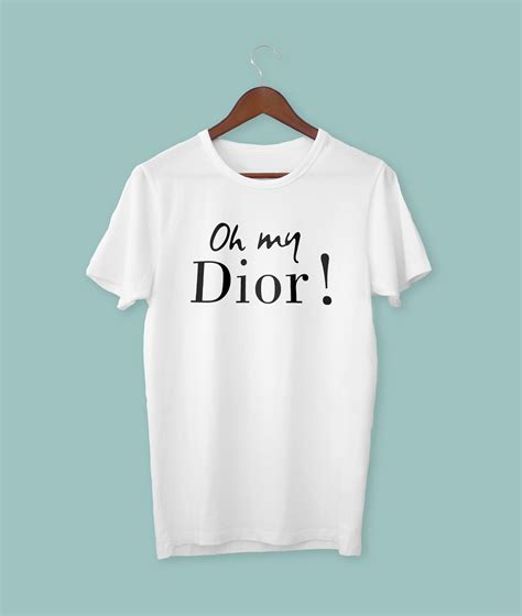 oh my dior t shirt black|DIOR.